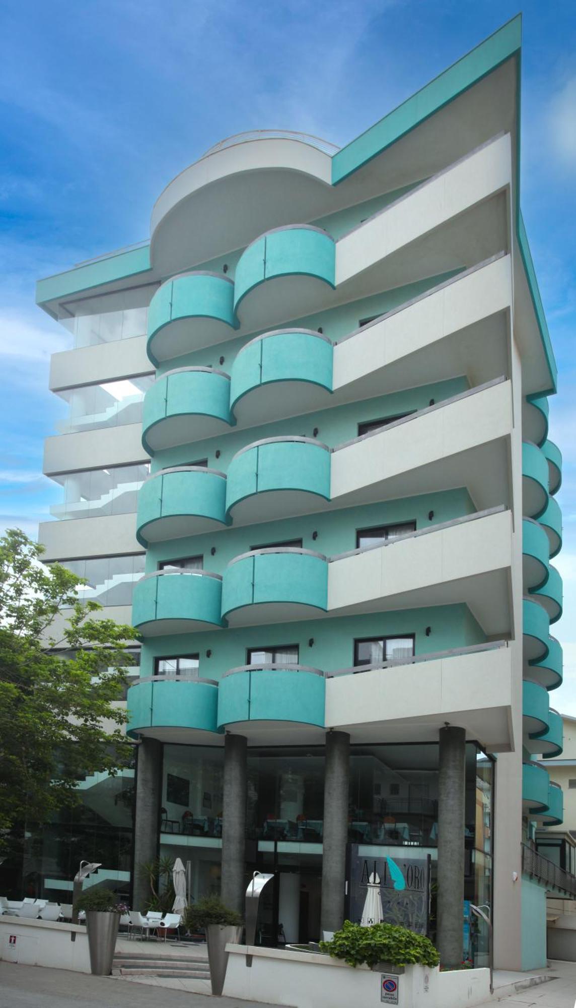 Hotel Ali D'Oro リミニ エクステリア 写真